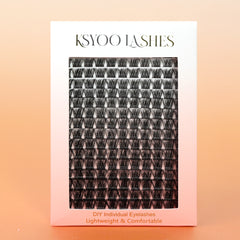 DIY Cluster Lashes at Home - F012
