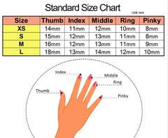 H007 Purple Rose HANDMADE NAIL