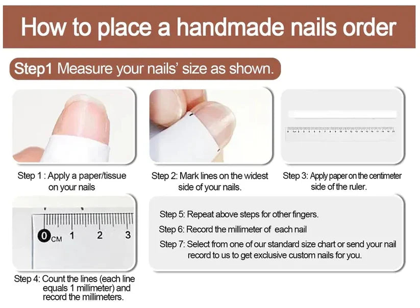 H007 Purple Rose HANDMADE NAIL